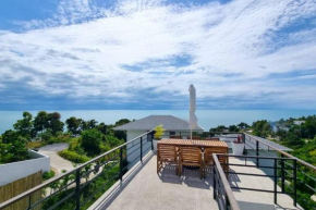 Sunset villa rooftop with pool 180 Seaview